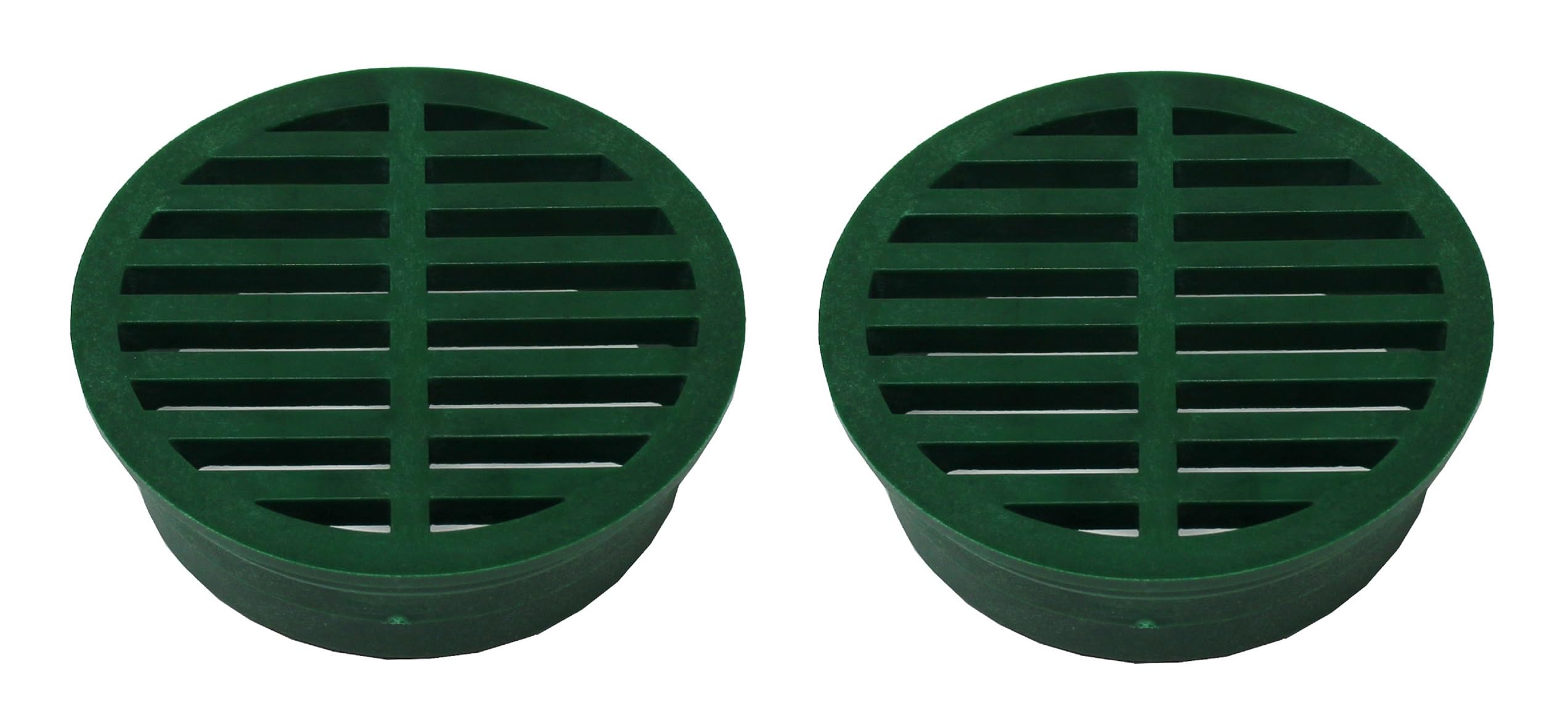 Photo 1 of 4" Outdoor Round Flat Drain Grate Cover (2, Green)
