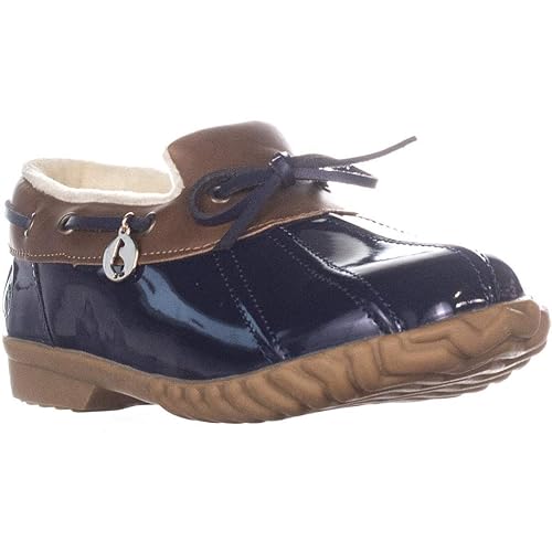 duck boot patty loafers