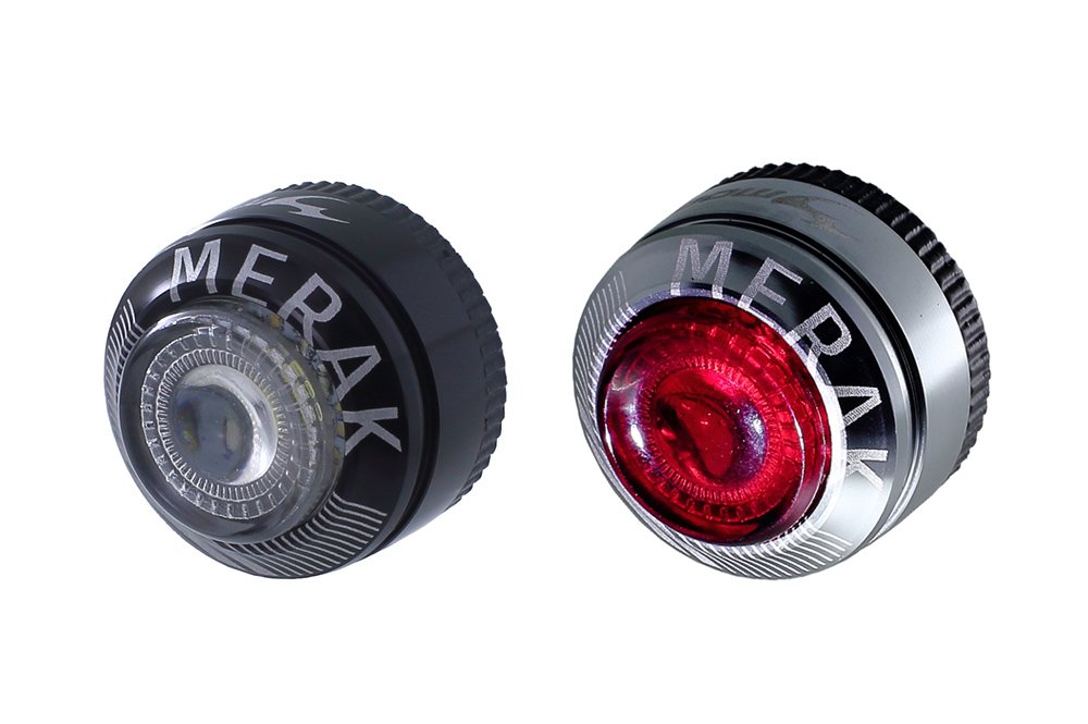 Moon - Merak Front and Rear Rechargeable Bike Light Set
