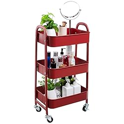 AGTEK Makeup Cart, Movable Rolling Organizer