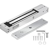 FERUERW 600LBs/280KG Electric Magnetic Lock, Electromagnetic Door Lock | Holding Force for Access Control, OutSwinging Door Access Control System, Single Door 12V