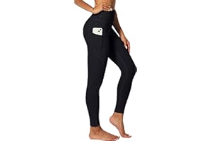 IUGA Fleece Lined Leggings Women Thermal Leggings for Women Winter Warm Tights High Waisted Hiking Yoga Pants with Pockets