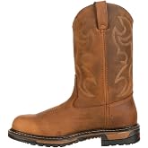 ROCKY Men's Original Ride Branson Steel Toe Waterproof Western Boots