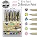 G.T. Luscombe Company, Inc. Pigma Micron 01 Fine & 05 Medium Point Bible Study Pen Kit | No Smearing or Fading | Bible Safe | Artist Pens | No Bleed Pigmented Ink (Set of 6) | New Packaging |