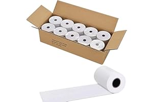 BESTEASY Thermal Receipt Paper, 3 1/8 x 230ft Pos Receipt Paper Rolls Cash Register Receipt Paper (10 Rolls)