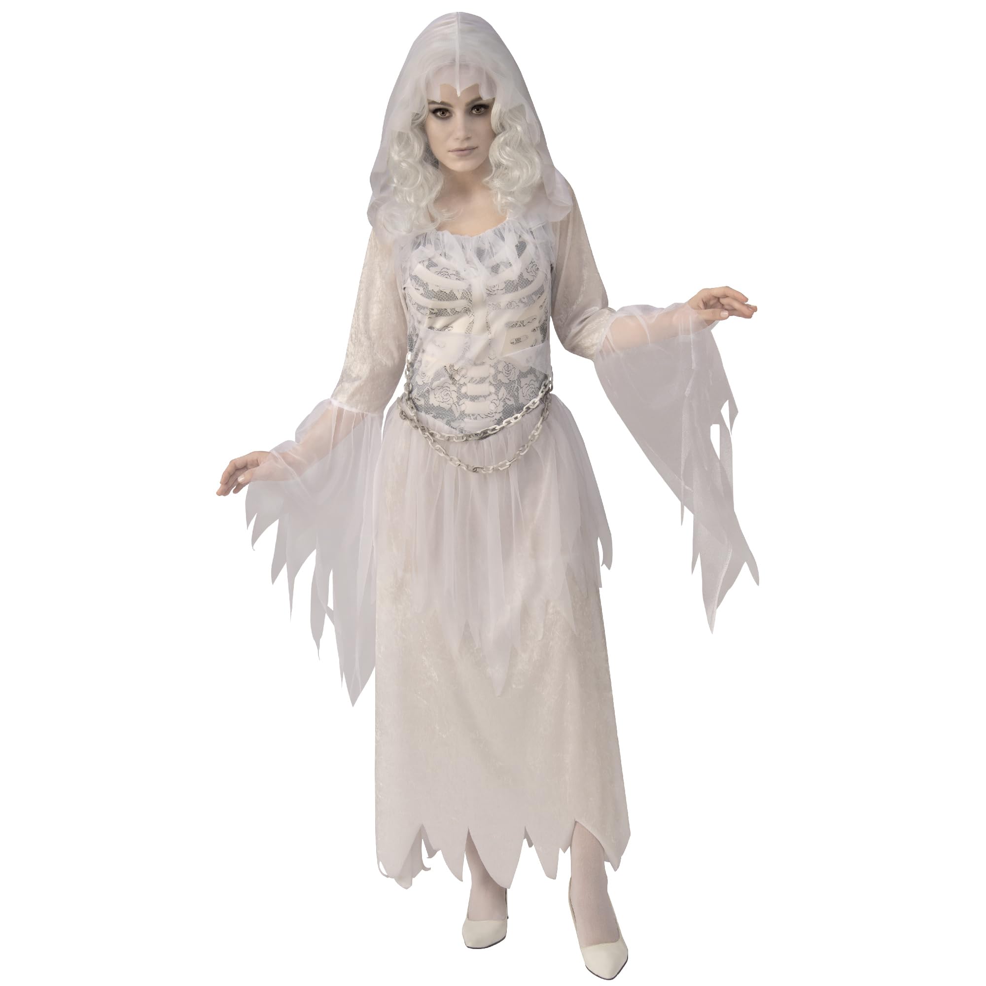 Rubies Official Ghostly Woman, Adult Fancy Dress, Size 6-8 Halloween