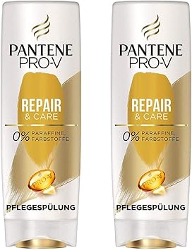 pantene pro v repair care pflegespulung fur geschadigtes haar 2er pack 2 x 400 ml trockene haare conditioner haarpflege glanz conditioner