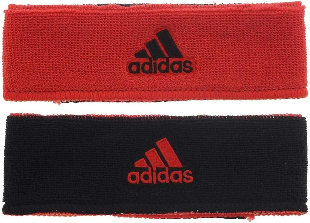 adidas Unisex Interval Reversible Headband, White/Black Black/White, ONE SIZE: Clothing