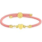 WEDDINEN Initial Bracelets A to Z Dainty Titanium Heart Love Letter Bracelets for Girls,Charm Handmade Braided Name Bracelet Women Trendy Jewelry Christmas Stocking Stuffers Gift for Teen Girls