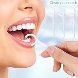 Smilcloud 200 Pcs Dental Floss Stick Teeth Picks Interdental Cleaners view 2