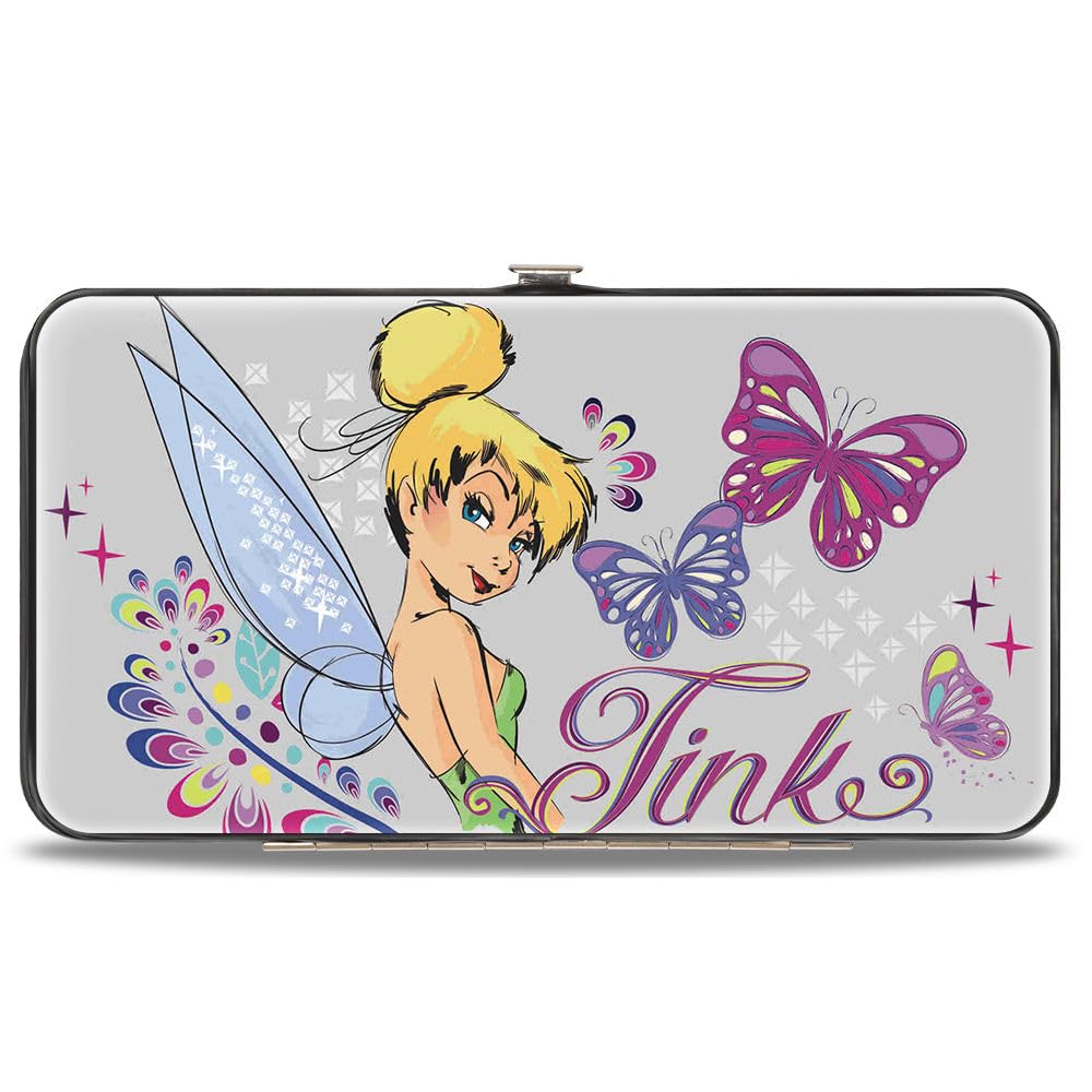 Buckle-Down Women's Hinge Wallet - Tinker Bell, 7" x 4"