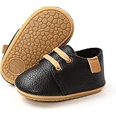 RVROVIC Baby Boys Girls Anti-Slip Sneakers Soft Ankle Boots Toddler First Walkers Newborn Crib Shoes