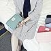 iSuperb Pencil Case Large Capacity Pencil Pouch Waterproof Passport Bag Zipper Stationery Storage Cosmetic Makeup Bag Organizers for Women