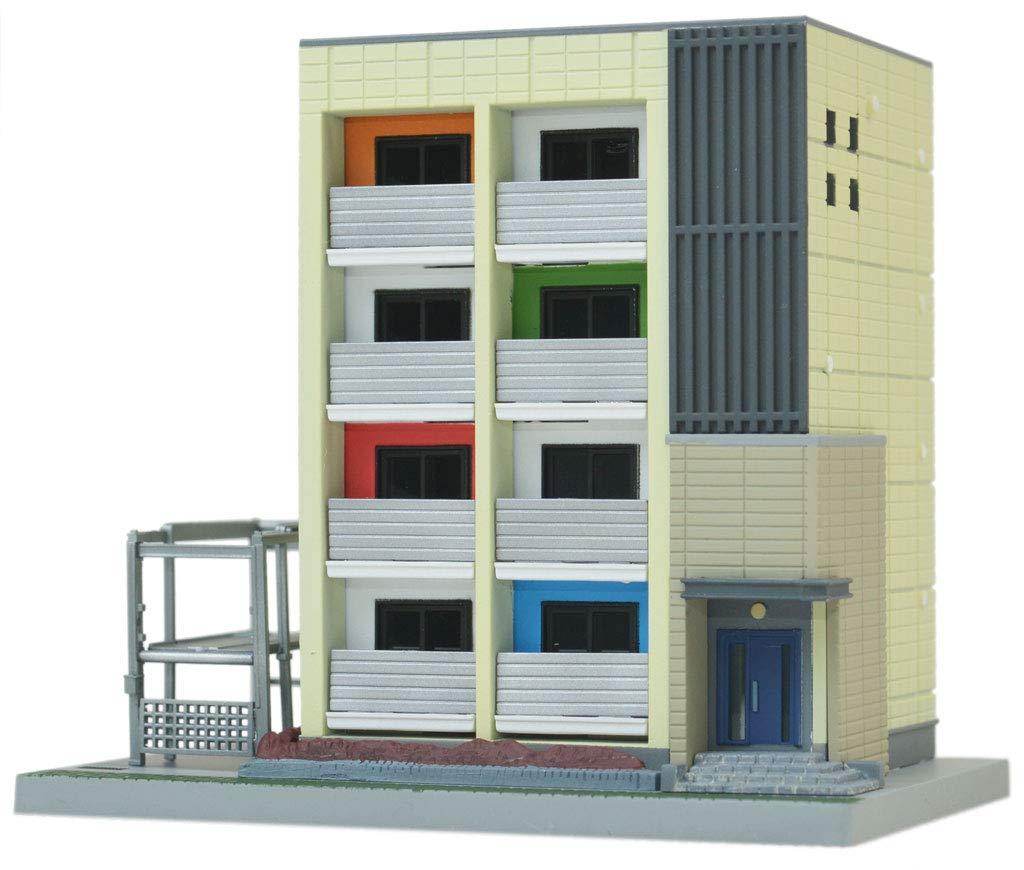 TomyTEC 301929 Apartment Block Beige Model Railway