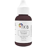 TKB Lip Liquid Color | Liquid Lip Color for TKB Gloss Base, DIY Lip Gloss, Pigmented Lip Gloss and Lipstick Colorant, Made in USA (1floz (30ml), Pigment Mauve)