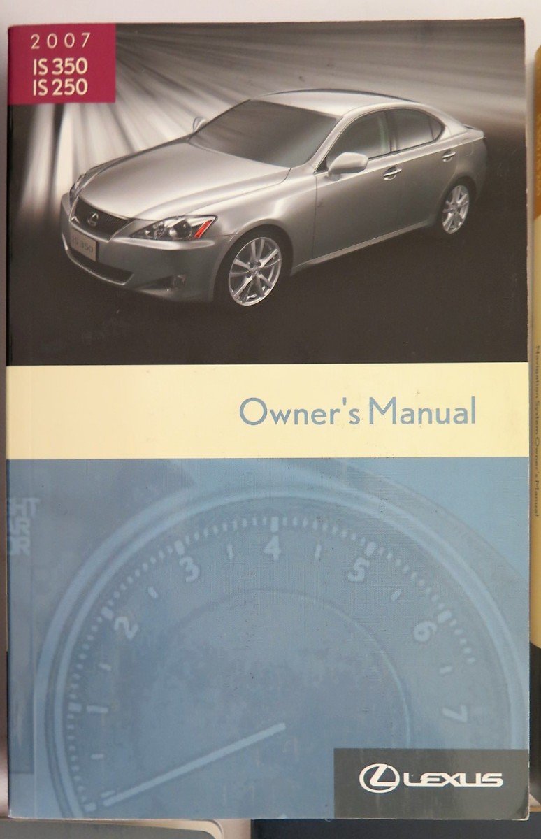 Amazon.com: 2007 Lexus IS350 IS 350 Owners Manual: Lexus: Car Electronics