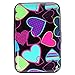 VICHLINE Aluminum RFID Blocking Slim Metal Wallet Credit Card Holder for Men Women (Heart-1)