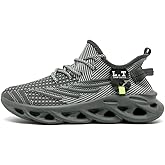 DLWKIPV Men Running Shoes Men's Tennis Shoes Lightweight Breathable Fashion Sneakers Non Slip Workout Gym Shoes for Running