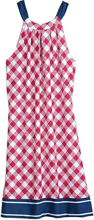 pink gingham sundress