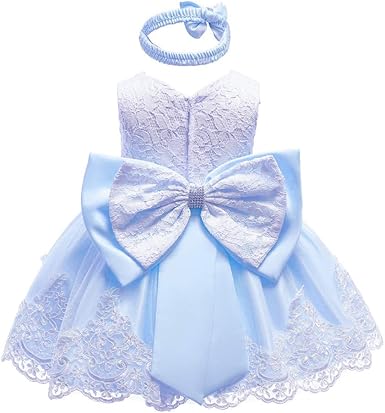 blue dress for christening