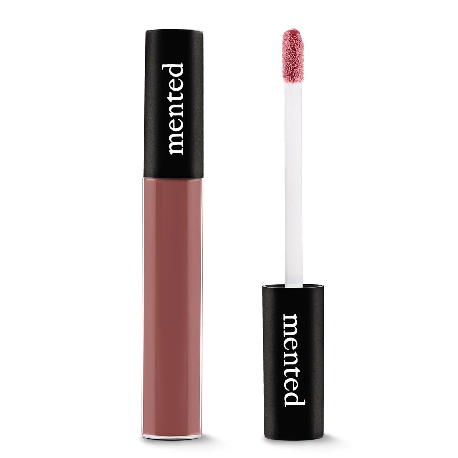 Soft Pink Lip Gloss, Mauve Over, Vegan, Paraben-Free, Cruelty-Free - Mented Cosmetics