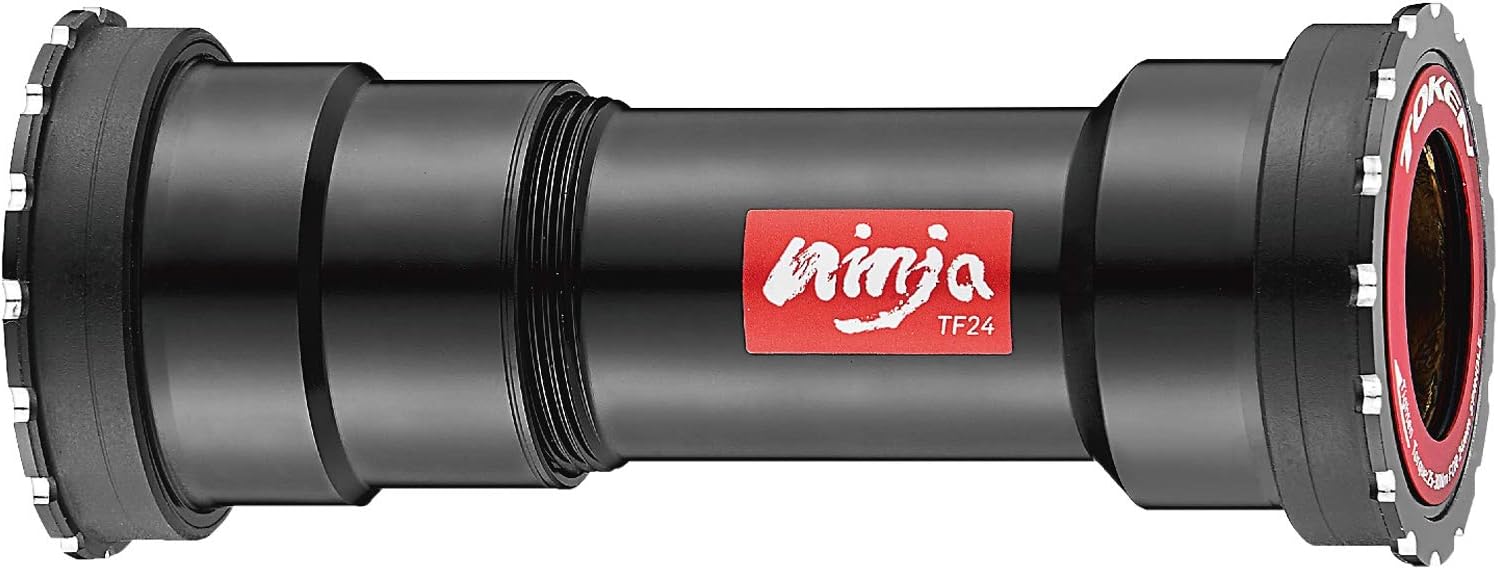 Token Threaded-Press Fit Bottom Bracket for BB86/BB92 Frame to SRAM GXP Crank for MTB/Road Bike, Ti Ceramic Bearing, Ninja BB