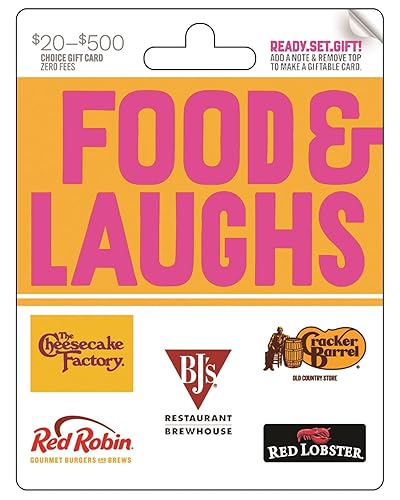 Happy Food & Laughs Gift Card
