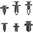 bylikeho 200PCS Automotive Clips Plastic Clips,Car Accessories Car Bumper Retainer Clips,Universal Bumper Clips Car Clips Plastic Rivets Fasteners,Fastener Retainer Kit, 1255BXGLS200