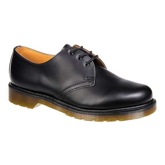 Dr Martens Classic 3Eye Black Lace Shoe Without Yellow Stitching UK 5