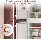 SHUOMAO 4-Pack Integrated Fridge Door Brackets Slider Kit Universal view 3