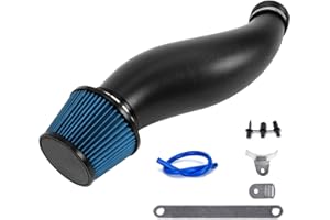MUGE RACING For 92-00 Honda Civic 94-01 Acura Integra Cold Air Intake Pipe Kit Power High Flow with Air Filter Compatible with 1992-2000 Honda Civic EK EG & 1994-2001 Acura Integra DC EG EK DC (Black)