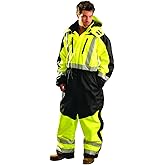 Occunomix SP-CVL-BYM Speed Collection Premium Cold Weather Coverall, Medium, Yellow