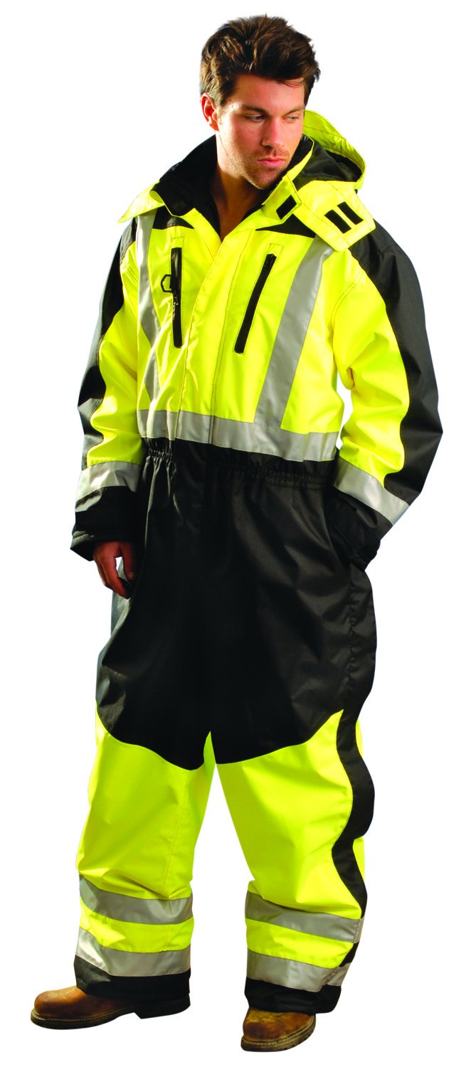 Occunomix SP-CVL-BY2X Speed Collection Premium Cold Weather Coverall, XX-Large, Yellow: Industrial & Scientific