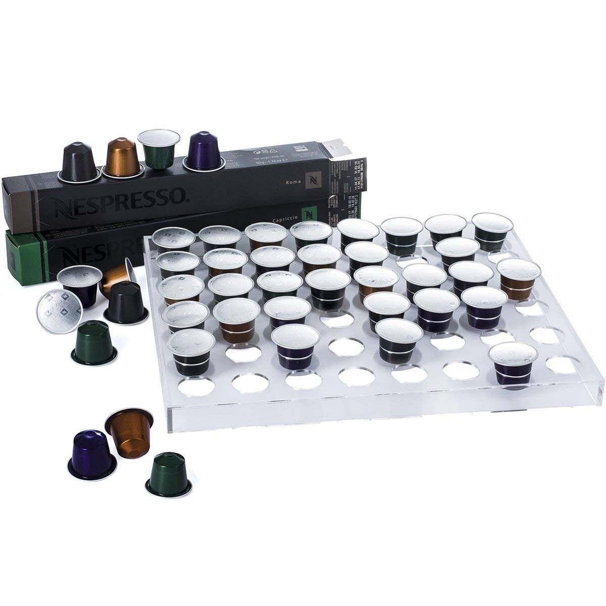 Tablesto Nespresso Capsule Holder Acrylic Nespresso Pod Holder