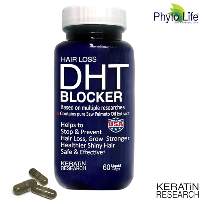 HAIR LOSS DHT BLOCKER Natural Supplement for Men and Women Amazon.co