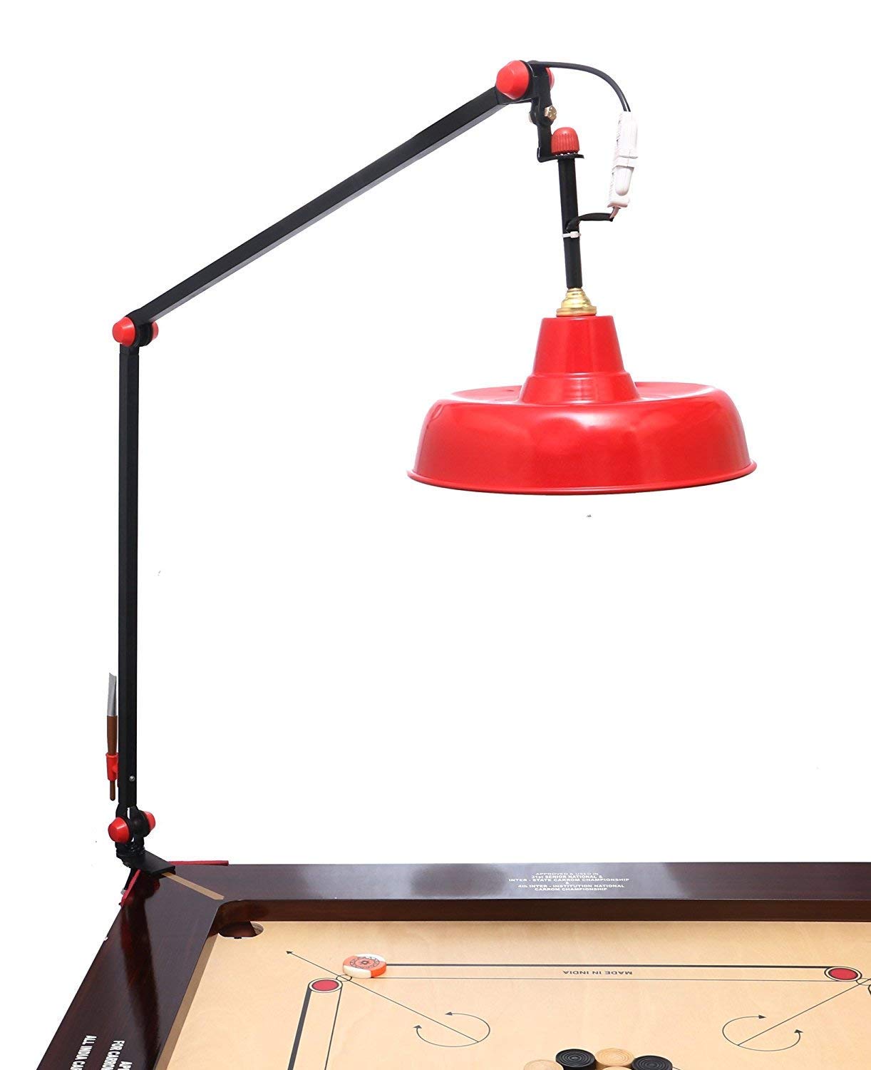 E relax Professional Portable Carrom Board Lamp Stand/Shade (Carrom