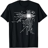 Cool CPU Computer Gamer Nerd Geeks Programmer Men Women T-Shirt
