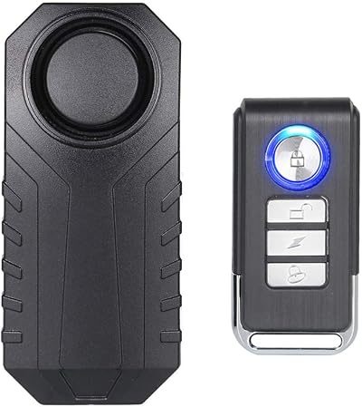 Mengshen Bicycle Alarm 113dB Wireless Anti-Theft Alarm with Remote