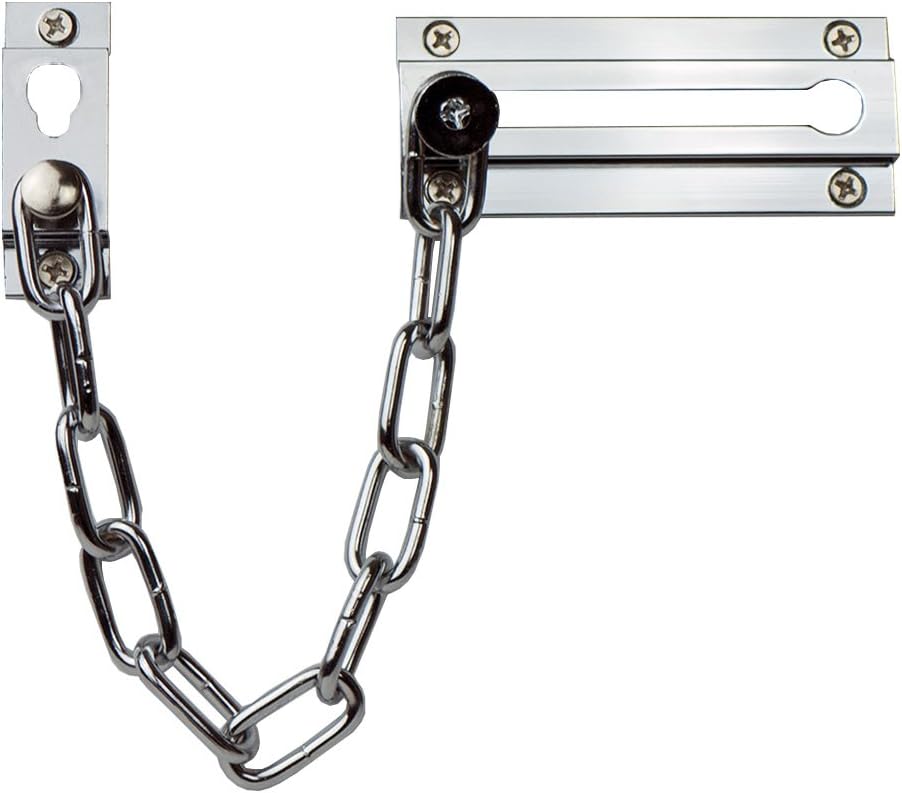 ABH Brass Chain Door Guard Polished Chrome
