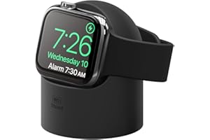 elago W2 Charger Stand Compatible with Apple Watch Series Ultra3/Ultra2/Ultra/11/10/9/8/7/6/5/4/3/2/1/SE3/SE2/SE1 (49mm, 46mm, 45mm, 44mm, 42mm, 41mm, 40mm, 38mm)