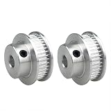 Yxtaii GT2 Timing Belt Pulley 40 Teeth 12mm Bore 6mm Width Aluminum Pack 2 view 1