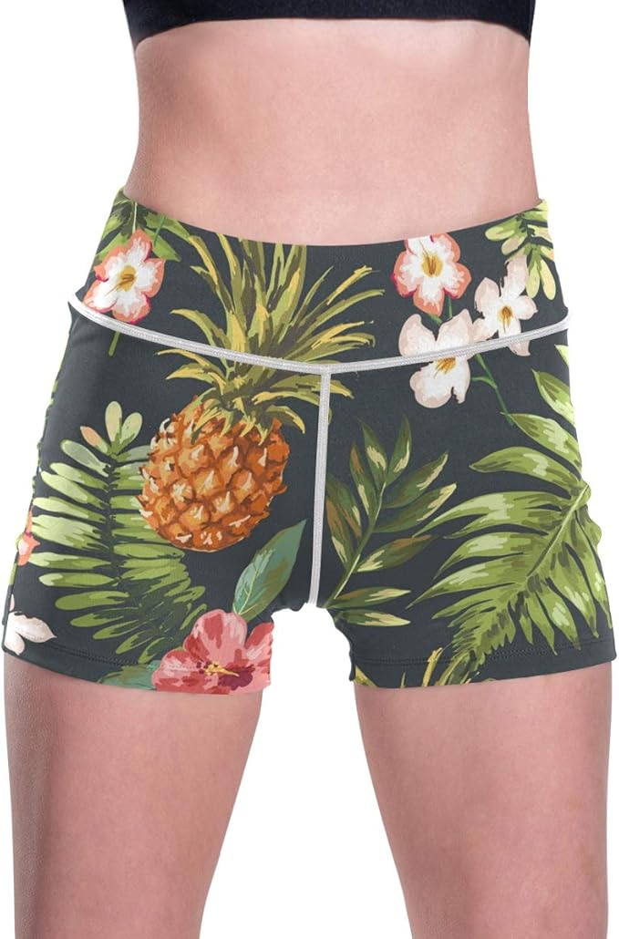 pineapple yoga shorts