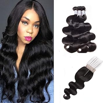Amazon Com Forawme Brazilian Virgin Body Wave Hair Weaves With