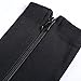 2 Pairs Open Toe Knee Length Zipper Compression Socks 15-20 mmHg Support 3 SizeblackXXL