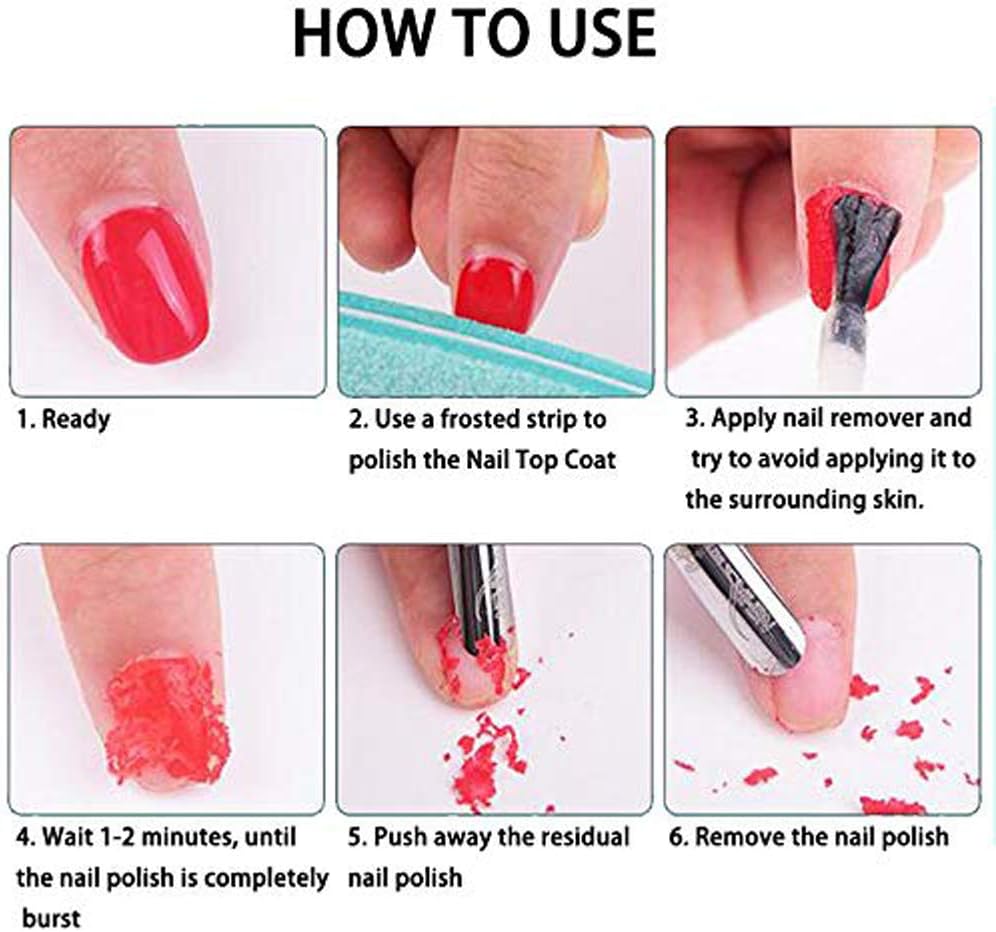 Amazon Zooarts マジック ネイルカラーリムーバー ネイルポリッシュリムーバー マニュキアリムーバー ジェルオフリムーバー 15ml Nail Polish Remover Zooart リムーバー 通販