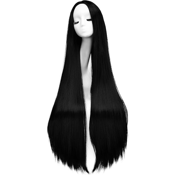 thumbnail image 2 of 100cm Long Straight Cosplay Wig Anime Compatible Universal Omnipotent 2 of 10