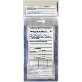 TriTech Forensics Evidence Bags Tamper-Evident Secure Storage, 100 Pack (5" x 8")
