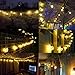 LE Battery Operated Globe String Light with 10 G45 LED Bulb, Portable Café Bistro Light with Remote, 10ft, 8 Mode, Warm White, Indoor Outdoor Bulb String Light for Patio, Pergola, Backyard and More