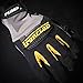 Ironclad Framer; Carpenter Work Gloves, Open Finger Dexterity, Performance Fit, Durable, Machine Washable, (1 Pair), FUG-03-M, Grey/Black