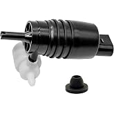 AMCC Windshield Washer Pump Washer Motor Replaces: 67127388349 | Compatible with BMW N20 N55 N57 N63 B38 B48 116d 116i 316d 318d 318i 218i 220i 530i 540i 520d X1 X5